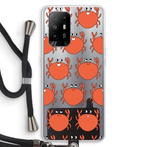 Krab: Oppo A94 5G Transparant Hoesje met koord