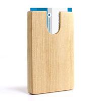 Zakelijke houten Maple U-vormige houder Credit Card ID Case kaarthouder