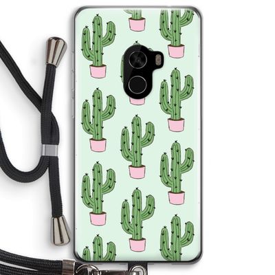 Cactus Lover: Xiaomi Mi Mix 2 Transparant Hoesje met koord