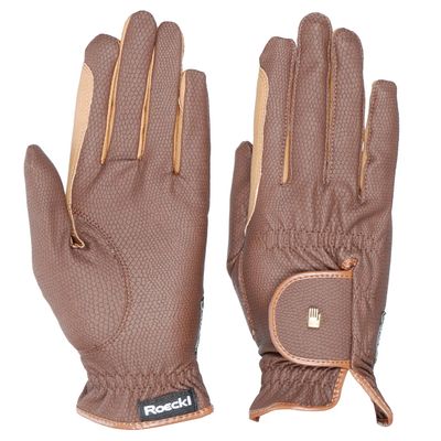 Roeckl Malta grip handschoen bruin maat:8.5