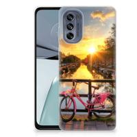 Motorola Moto G62 5G | Silliconen Back Cover | Amsterdamse Grachten