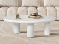 Salontafel TAVIR 120 cm cement wit
