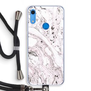 Mengelmoes: Huawei Y6s Transparant Hoesje met koord