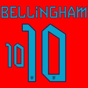 Bellingham 10 (Officiële Engeland Away Bedrukking 2022-2023)