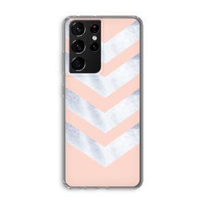 Marmeren pijlen: Samsung Galaxy S21 Ultra Transparant Hoesje