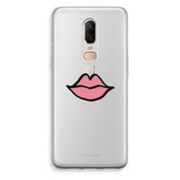 Kusje: OnePlus 6 Transparant Hoesje