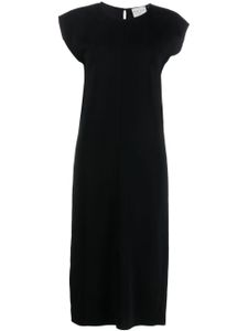 Forte Forte robe mi-longue à coutures apparentes - Noir