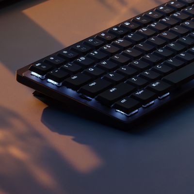 Logitech MX Mini Mechanical toetsenbord Kantoor RF-draadloos + Bluetooth QWERTY US International Grafiet, Grijs