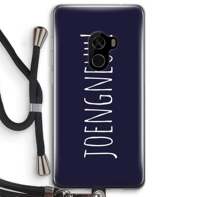 Joengneuh!: Xiaomi Mi Mix 2 Transparant Hoesje met koord