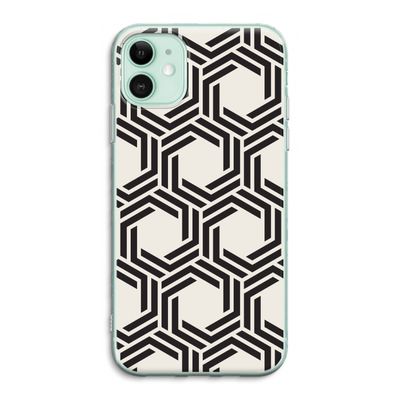 Geometrisch patroon: iPhone 11 Transparant Hoesje