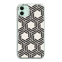 Geometrisch patroon: iPhone 11 Transparant Hoesje