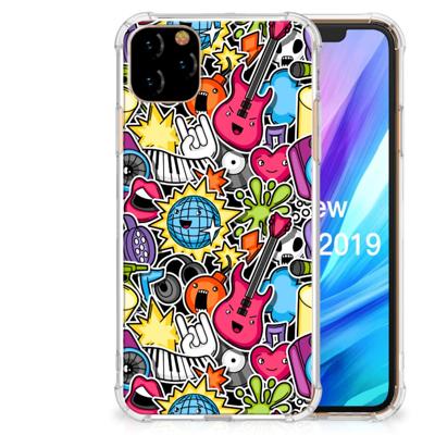 Apple iPhone 11 Pro Max Anti Shock Bumper Case Punk Rock Apple iPhone 11 Pro Max Anti Shock Bumper Case Punk Rock