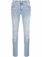 Love Moschino jean skinny à effet usé - Bleu