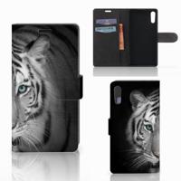 Sony Xperia XZ | Sony Xperia XZs | Telefoonhoesje | Met pasjeshouder | Tijger