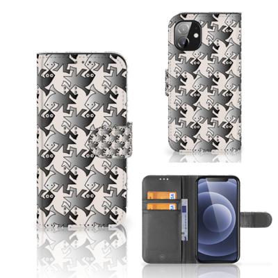 Apple iPhone 12 Mini | Telefoonhoesje | Met pasjeshouder | Salamander Grey