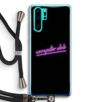 Vice Black: Huawei P30 Pro Transparant Hoesje met koord