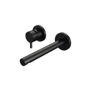 Brauer Black Edition Wastafelmengkraan inbouw - rechte uitloop rechts - hendel kort smal - model B2 - mat zwart 5-S-083-S5-65