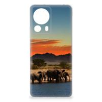 Xiaomi 13 Lite | TPU Hoesje | Olifanten Xiaomi 13 Lite | TPU Hoesje | Olifanten