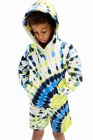 Oversized sweatshirt tie-dye - BLUE - M - thumbnail