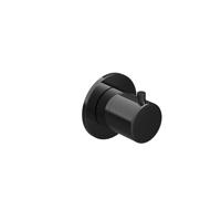 Hotbath COBBER Afbouwdeel 3-weg stop-omstelling PBP Gepolijst Zwart PVD (CB7083EXTPBP)