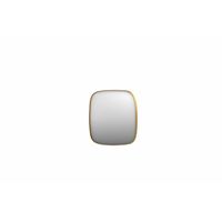 INK SP29 spiegel - 60x4x60cm contour in stalen kader - geborsteld mat goud 8409612