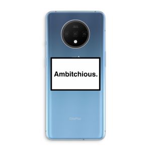 Ambitchious: OnePlus 7T Transparant Hoesje