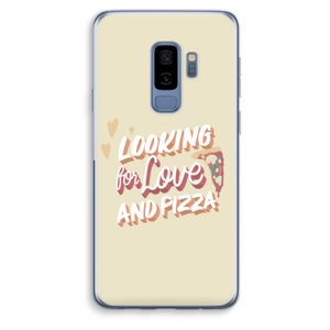 Pizza is the answer: Samsung Galaxy S9 Plus Transparant Hoesje