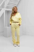Unique The Label Molly Full Zip Trainingspak Dames Lichtgeel - Maat L - Kleur: Lichtgeel | Soccerfanshop