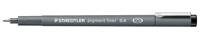 Staedtler pigment liner fineliner, ronde punt, schrijfbreedte 0,4 mm, zwart