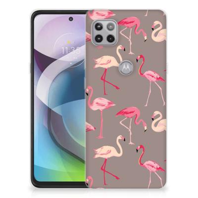 Motorola Moto G 5G | TPU Hoesje | Flamingo