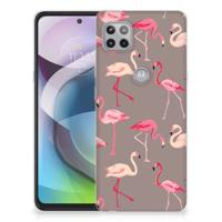 Motorola Moto G 5G | TPU Hoesje | Flamingo