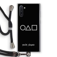 Squid Game: Samsung Galaxy Note 10 Transparant Hoesje met koord