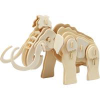 Creativ Company 3d puzzel, mammoet, afm 19x8,5x11 cm, 1 stuk