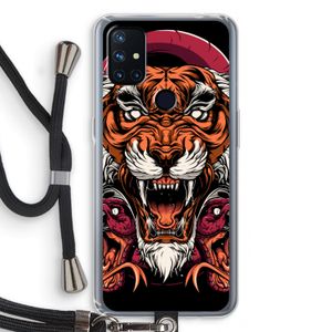 Tiger and Rattlesnakes: OnePlus Nord N10 5G Transparant Hoesje met koord