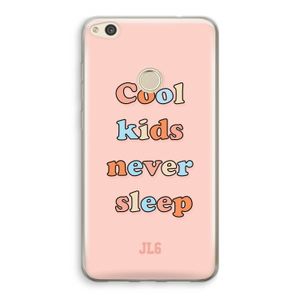 Cool Kids Never Sleep: Huawei Ascend P8 Lite (2017) Transparant Hoesje