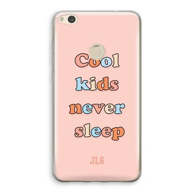 Cool Kids Never Sleep: Huawei Ascend P8 Lite (2017) Transparant Hoesje
