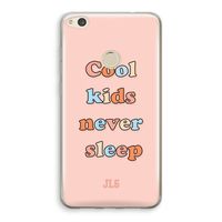 Cool Kids Never Sleep: Huawei Ascend P8 Lite (2017) Transparant Hoesje