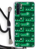 Crocs: Oppo A91 Transparant Hoesje met koord