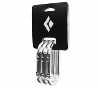 Black diamond Oval Keylock 3 Pack Carabine Polished All Sizes