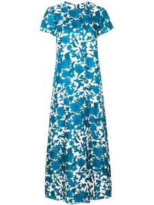 La DoubleJ floral print maxi dress - Bleu