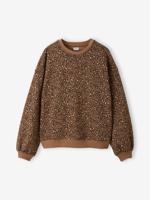 Sweater met wijde pasvorm bruin