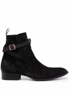 Giuliano Galiano bottines à boucles - Noir
