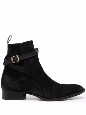 Giuliano Galiano bottines à boucles - Noir