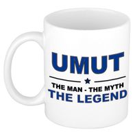 Umut The man, The myth the legend cadeau koffie mok / thee beker 300 ml