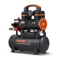 VEVOR 900W Stille Compressor luchtcompressor fluistercompressor olievrije compressor 8L 2800rpm