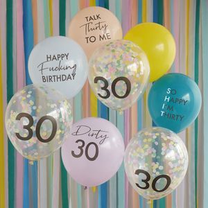 Happy F*cking Birthday 30th Birthday Ballonnen Bundel