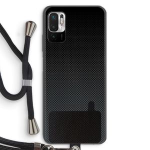 Musketon Halftone: Xiaomi Redmi Note 10 5G Transparant Hoesje met koord