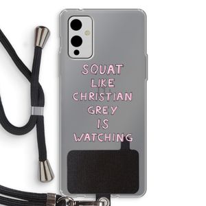 Christian Grey: OnePlus 9 Transparant Hoesje met koord