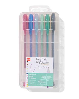 HEMA Glitter Gelpennen - 12 Stuks