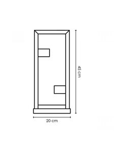 Besselink licht F614130-21 tafellamp E27 LED Zwart